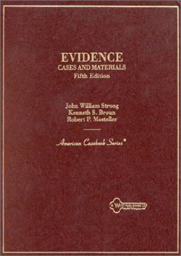 Cases and Materials on Evidence 5th 9780314061577 Front Cover