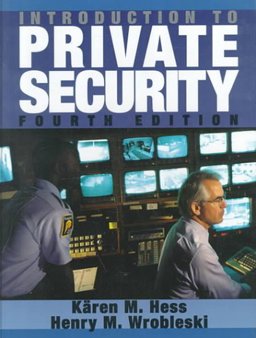 Introduction to Private Security 4th 9780314067326 Front Cover