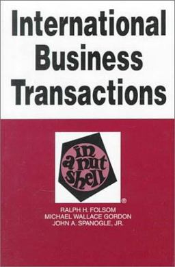 International Business Transactions in a Nutshell International Business Transactions in a Nutshell
