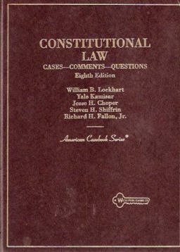 Cases on Constitutional Law