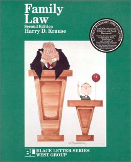 Black Letter on Family Law 2nd 1996 9780314097095 Front Cover