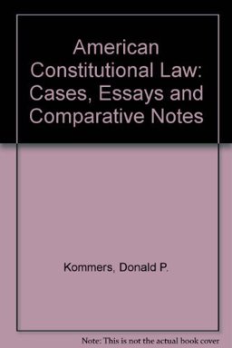 American Constitutional Law American Constitutional Law