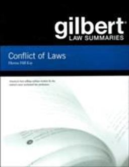 Gilbert Law Summaries on Conflict of Laws 18th 9780314143419 Front Cover