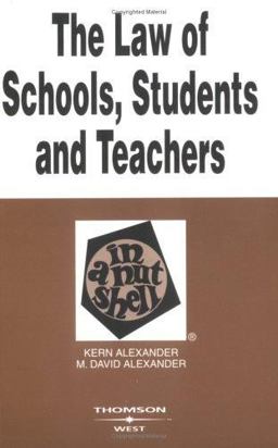 Law of Schools, Students and Teachers in a Nutshell 3rd 9780314144614 Front Cover
