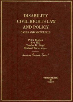 Disability Civil Rights Law and Policy