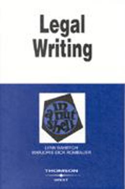 Legal Writing in a Nutshell 3rd 9780314145802 Front Cover