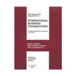 2003 Documents to International Business Transactions