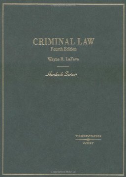 Criminal Law 4th 9780314149978 Front Cover