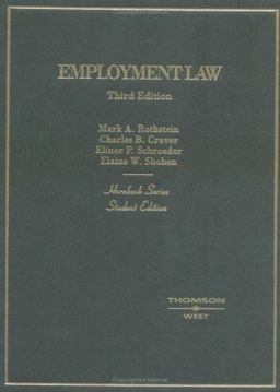 Hornbook on Employment Law Hornbook on Employment Law