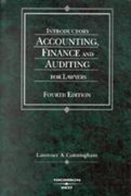 Introductory Accounting and Finance for Lawyers Introductory Accounting and Finance for Lawyers