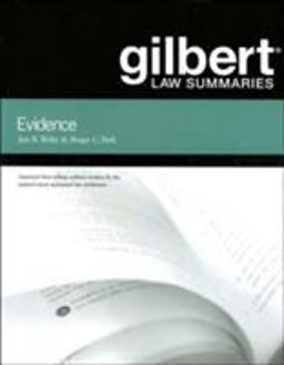 Gilbert Law Summaries on Evidence 18th 9780314152213 Front Cover