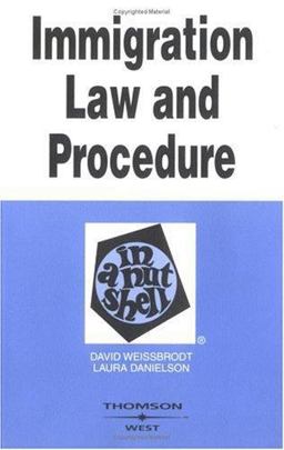Immigration Law and Procedure in a Nutshell 5th 9780314154163 Front Cover