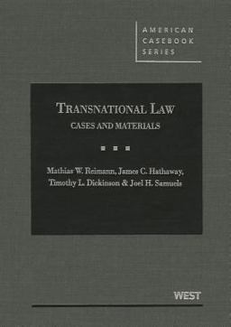 Transnational Law: Cases and Materials  9780314154507 Front Cover