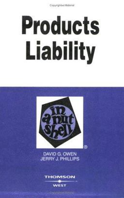 Products Liability in a Nutshell