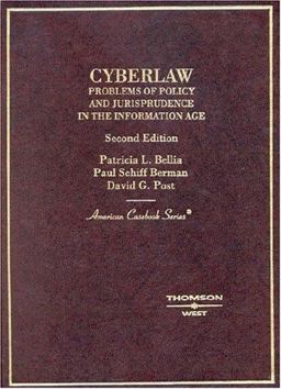 Cyberlaw - Problems of Policy and Jurisprudence in the Information Age 2nd 9780314155122 Front Cover