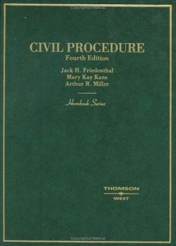 Civil Procedure 4th 9780314156112 Front Cover