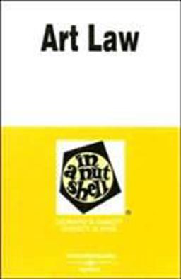 Art Law in a Nutshell 4th 9780314158789 Front Cover