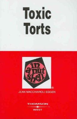 Nutshell on Toxic Torts 3rd 9780314159052 Front Cover