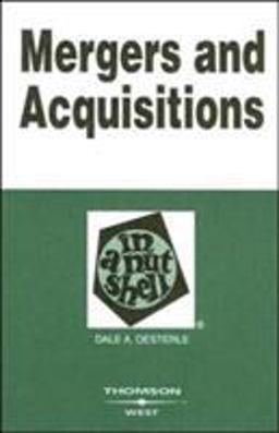 Mergers and Acquisitions in a Nutshell 2nd 9780314159564 Front Cover