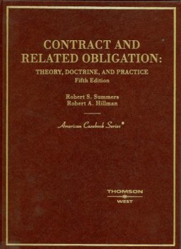 Contract and Related Obligation