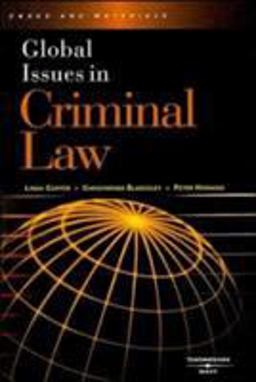 Global Issues in Criminal Law  9780314159977 Front Cover
