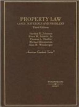 Property Law, Cases, Materials and Problems 3rd 9780314160119 Front Cover