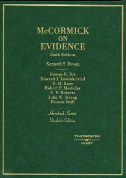 McCormick on Evidence 6th 9780314161277 Front Cover