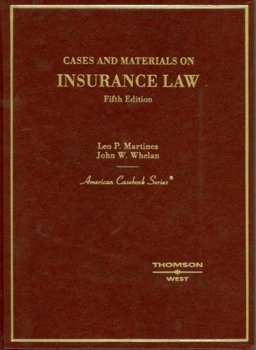 Cases and Materials on Insurance Law 5th 9780314163424 Front Cover