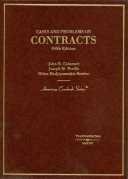 Cases and Problems on Contracts 5th 9780314166616 Front Cover
