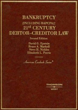Bankruptcy (Including BAPCPA)