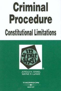 Criminal Procedure Constitutional Limitations 7th 9780314167750 Front Cover