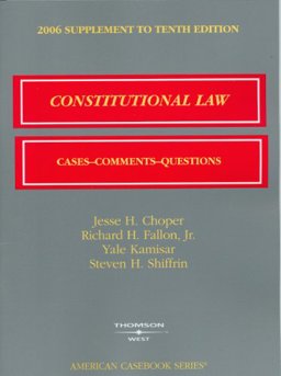 2006 Supplement to Constitutional Law