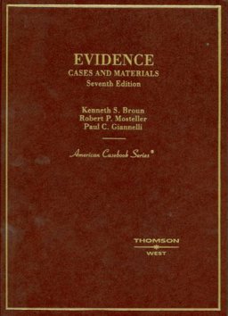 Evidence, Cases and Materials 7th 9780314168795 Front Cover