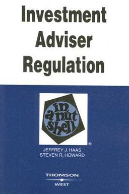 Investment Adviser Regulation in a Nutshell  9780314172655 Front Cover