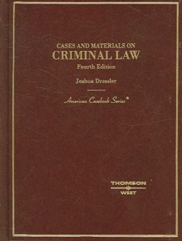 Cases and Materials on Criminal Law