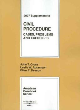 Civil Procedure, Supplement Civil Procedure, Supplement