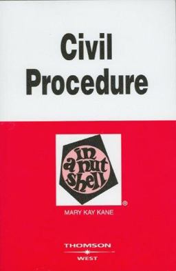 Civil Procedure in a Nutshell 6th 9780314180063 Front Cover