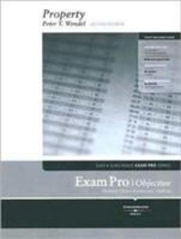 Exam Pro Objective Questions on Property 2nd 9780314180704 Front Cover
