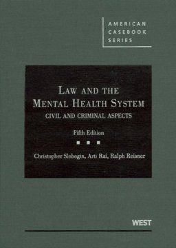 Law and the Mental Health System Civil and Criminal Aspects 5th 9780314183644 Front Cover