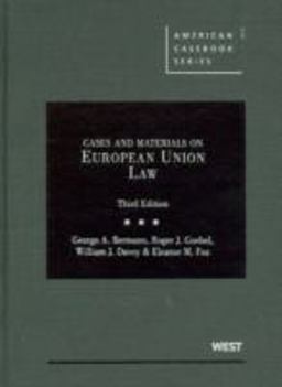 Cases and Materials on European Union Law