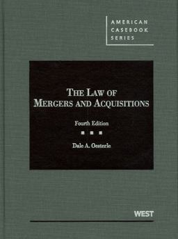 Law of Mergers and Acquisitions 4th 9780314184887 Front Cover