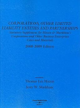 Corporations, Other Limited Liability Entities and Partnerships