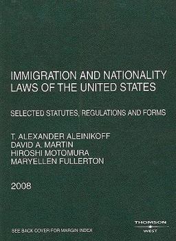 Immigration and Nationality Laws of the United States Immigration and Nationality Laws of the United States