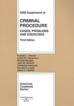 Procedure, Cases, Problems and Exercises, 2008 Supplement