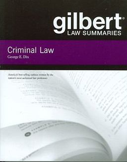 Gilbert Law Summaries on Criminal Law, 18th 18th 9780314194305 Front Cover