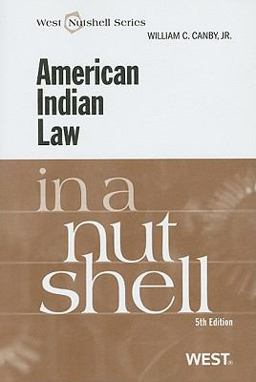 American Indian Law in a Nutshell, 5th 5th 9780314195197 Front Cover