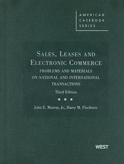 Sales, Leases and Electronic Commerce