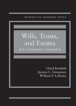 Wills, Trusts, and Estates, a Contemporary Approach  9780314199584 Front Cover