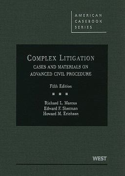 Complex Litigation Cases and Materials on Advanced Civil Procedure 5th 9780314199607 Front Cover
