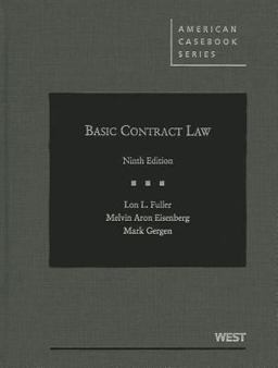 Basic Contract Law:  9780314200358 Front Cover